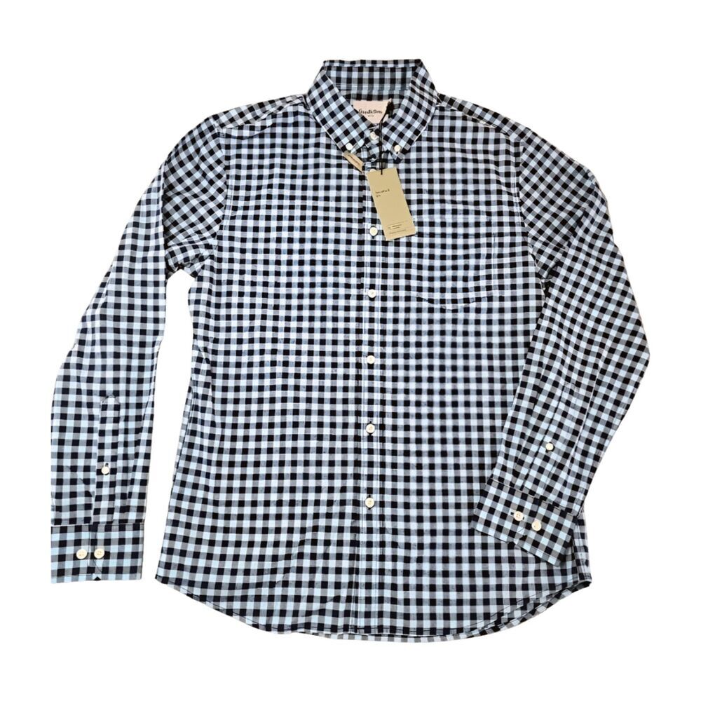 Goodfellow & Co Men’s Button-Down Shirts | Navy/White | Size L | NWT